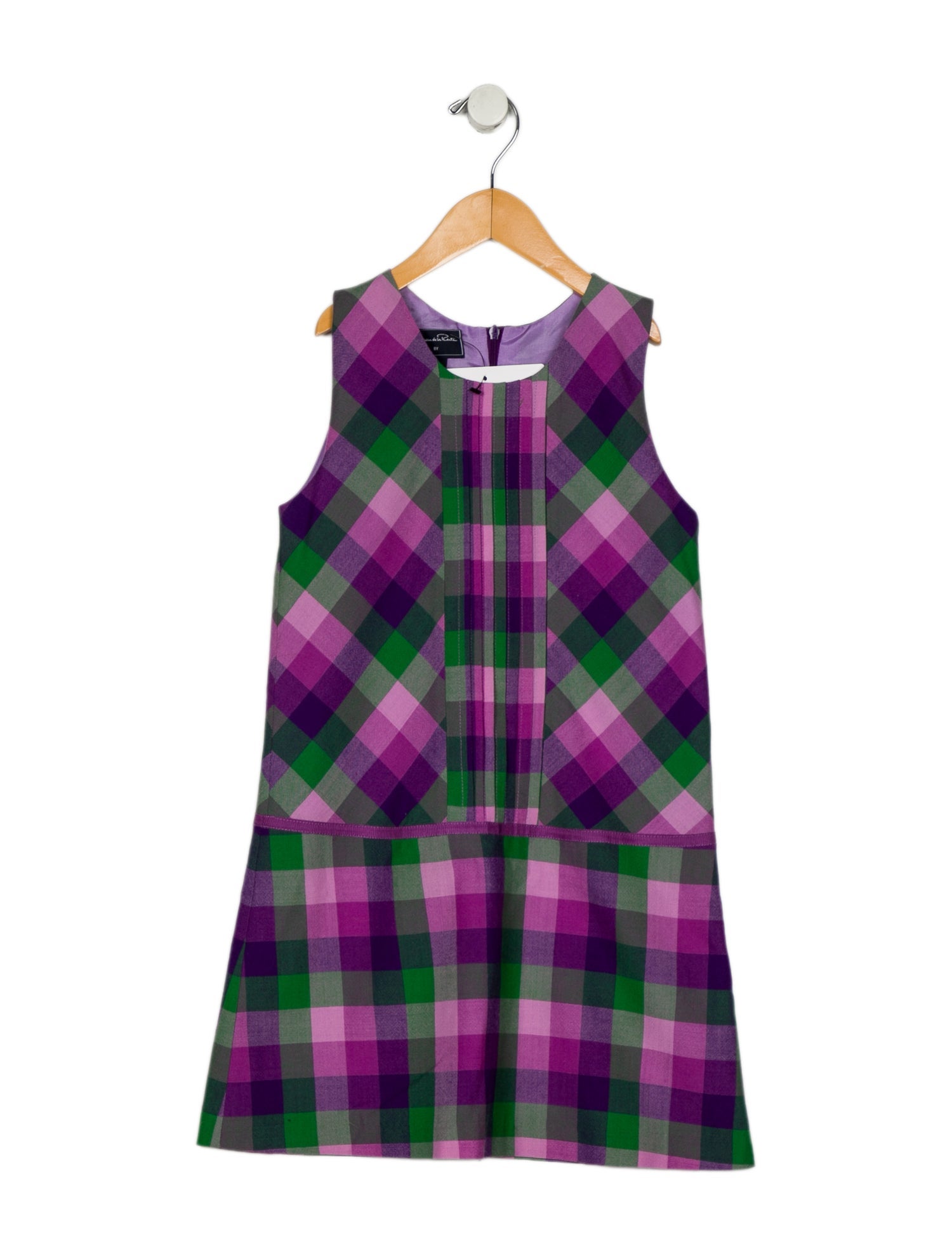 Oscar de la Renta Girls' Plaid Dress