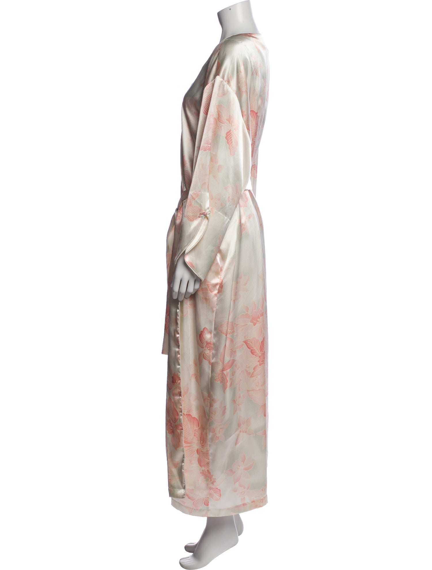 Oscar de la Renta Floral Print Robe