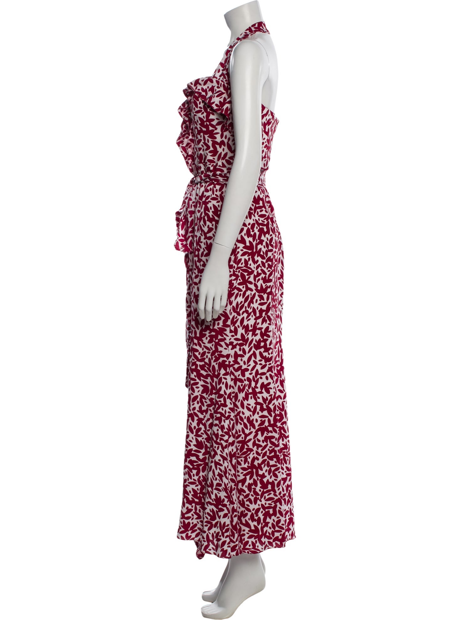 Oscar de la Renta Silk Midi Length Dress