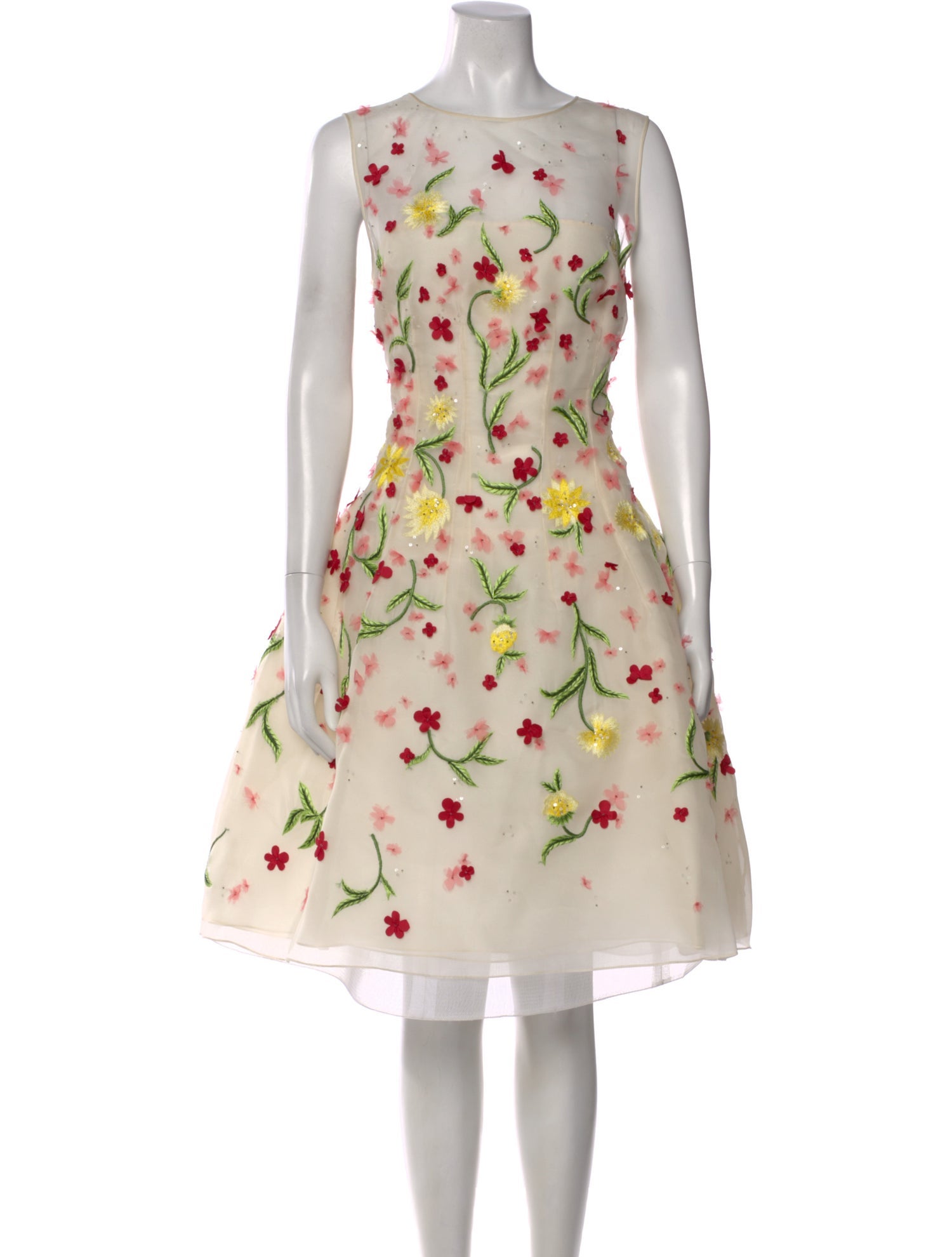 Oscar de la Renta 2015 Knee-Length Dress