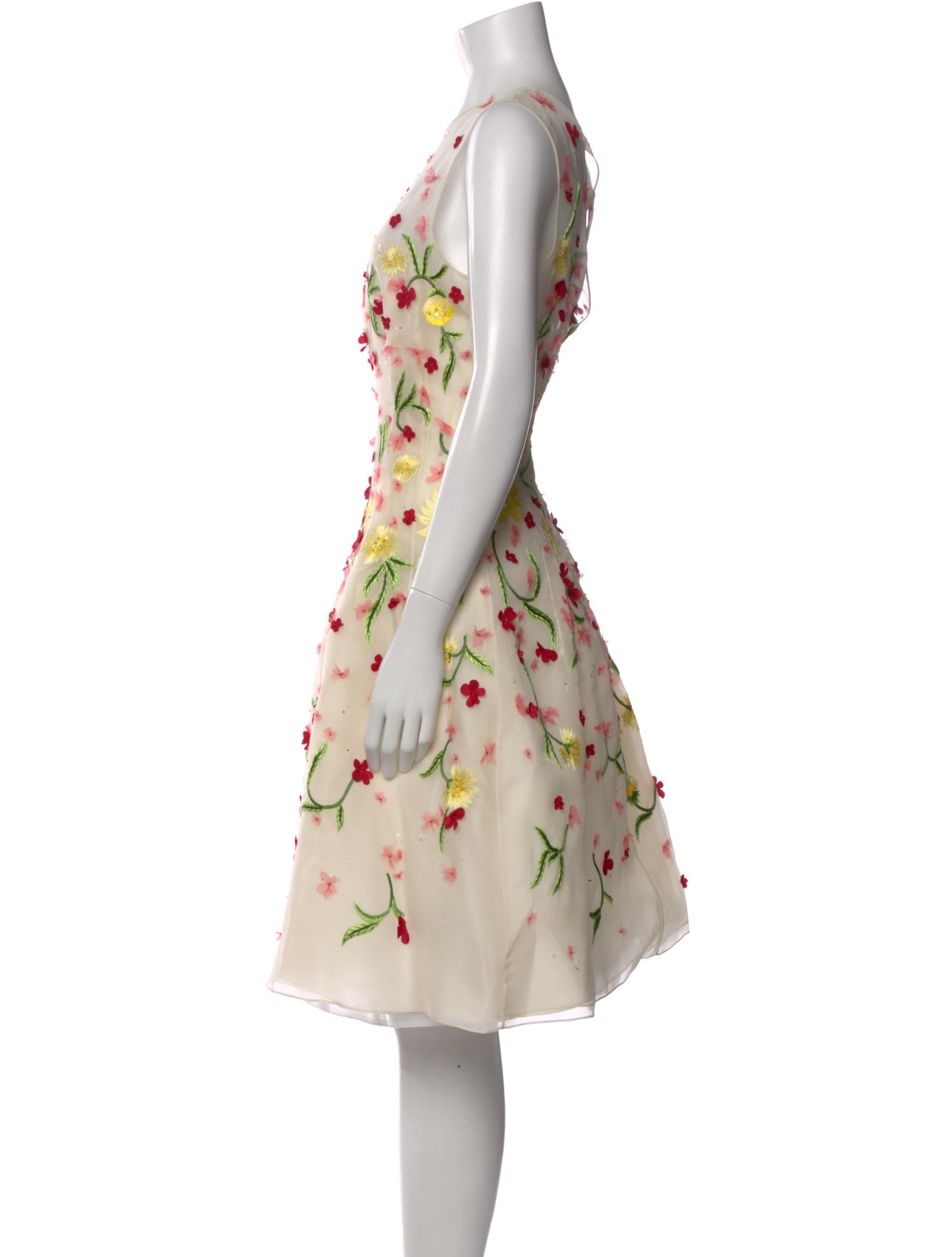 Oscar de la Renta 2015 Knee-Length Dress