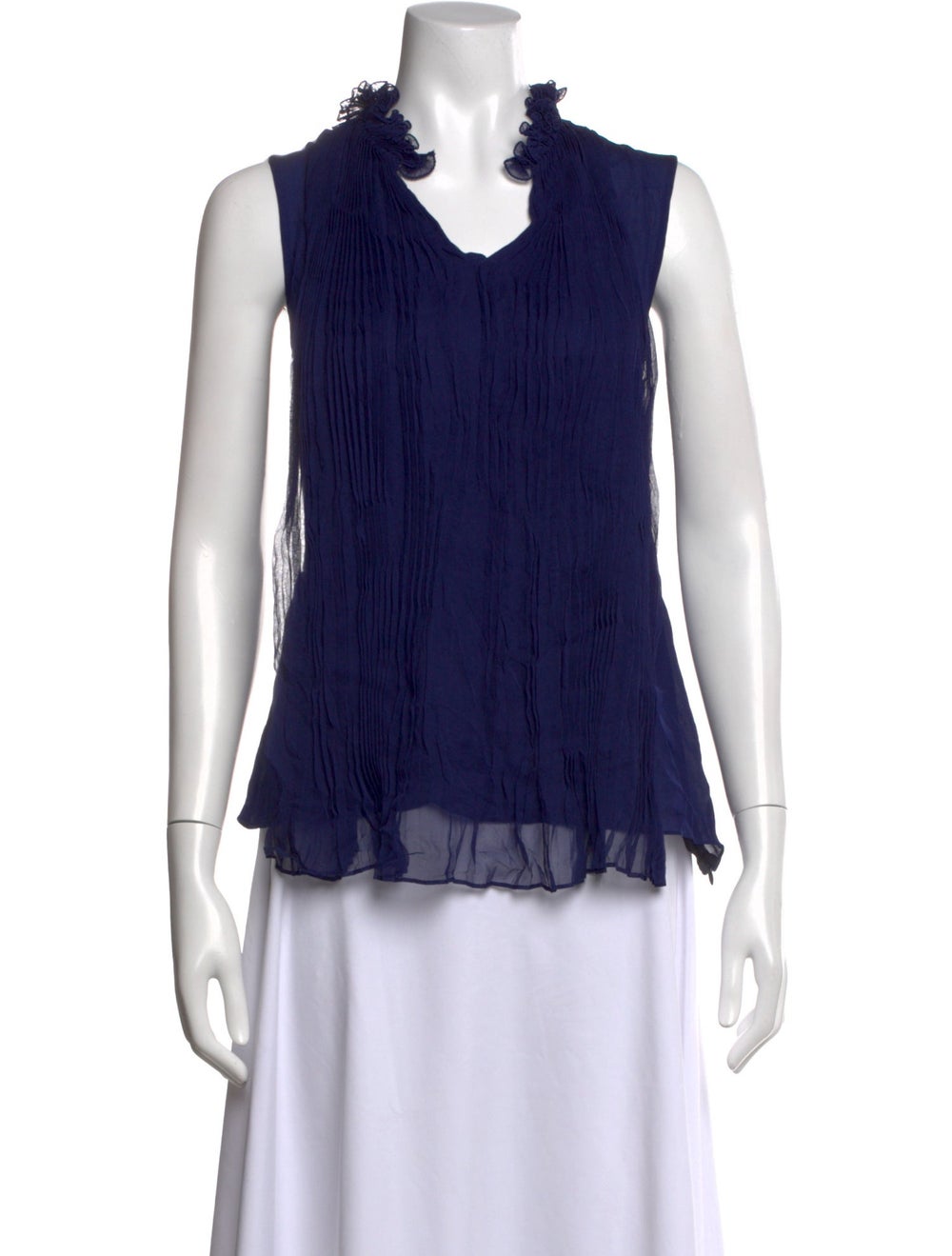 Oscar de la Renta 2013 Silk Blouse