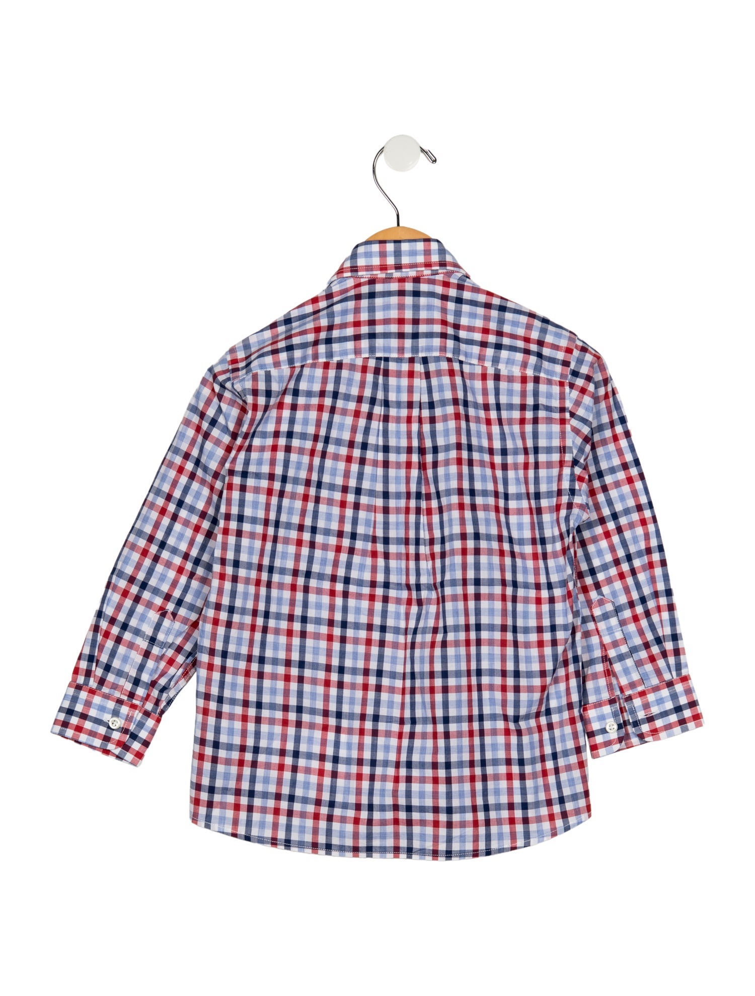 Oscar de la Renta Toddler Boys Pattern Printed Button Closure Shirt