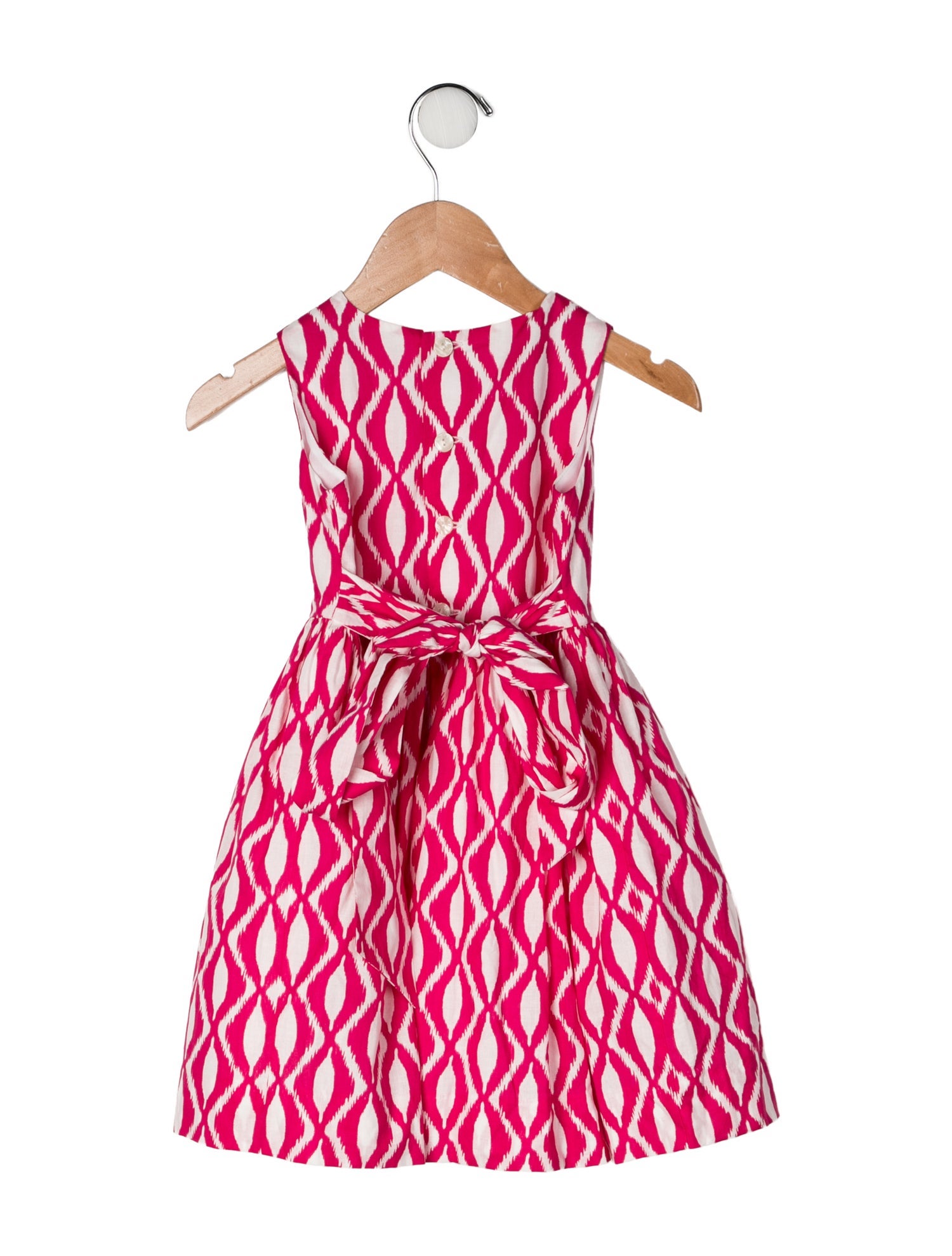 Oscar de la Renta Toddler Girls' Pattern Printed Sleeveless Dress