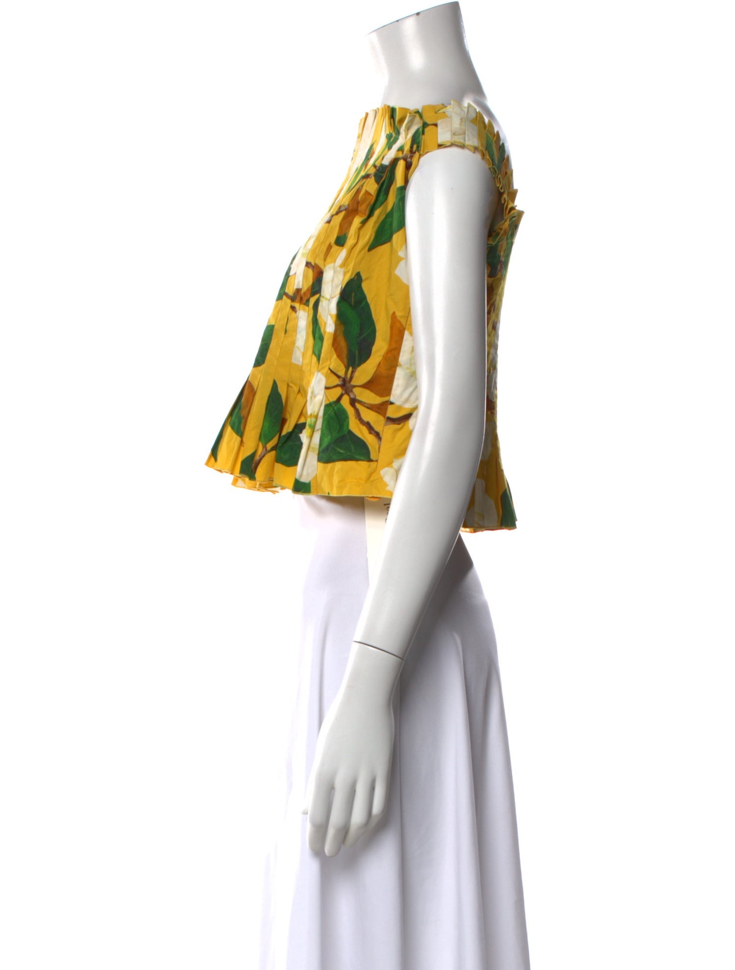 Floral Print Off-The-Shoulder Blouse — 2/3
