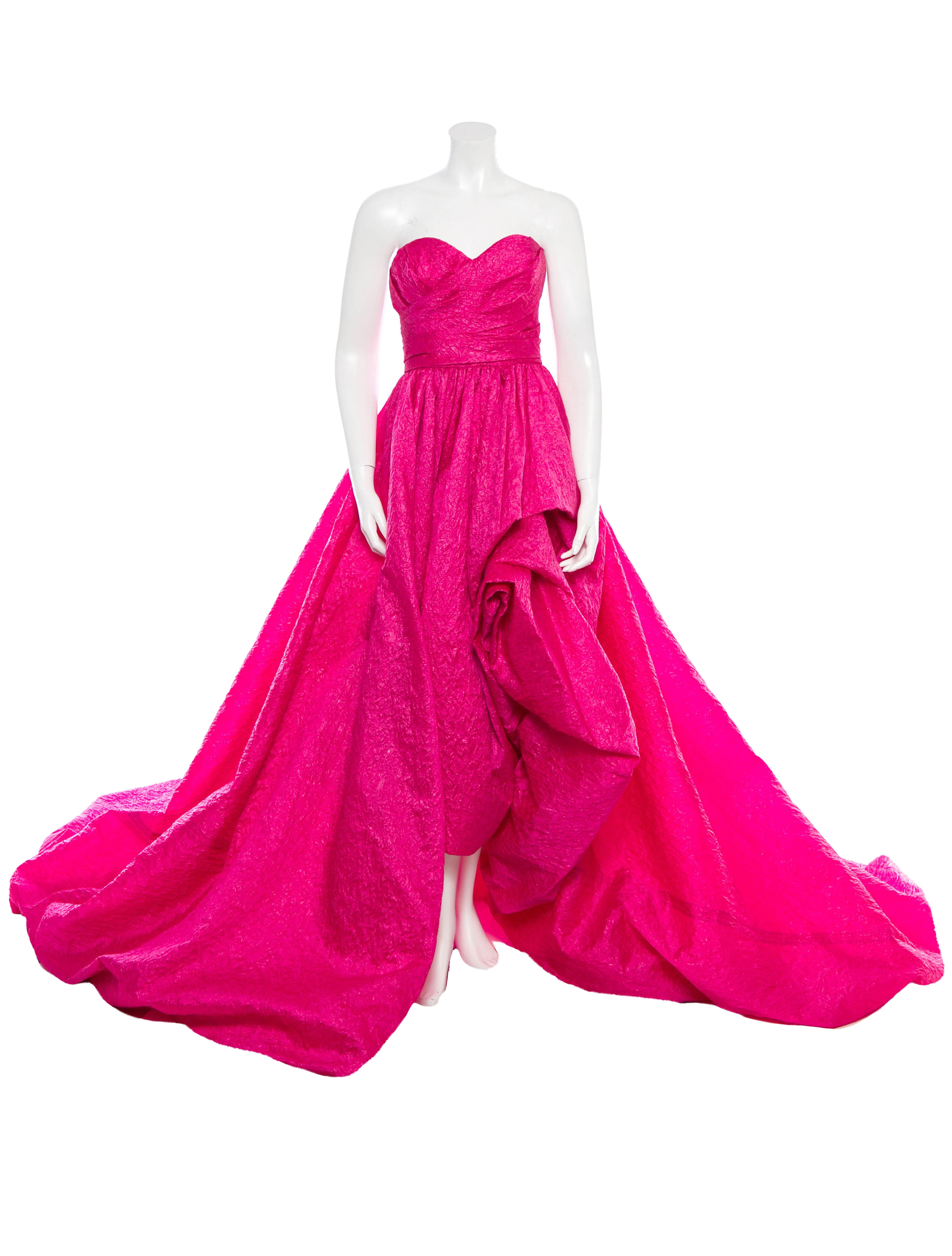 Oscar de la Renta High-Low Gown