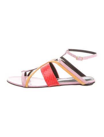 Oscar de la Renta Lexina Multistrap Sandals w/ Tags