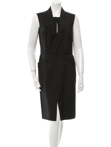 Oscar de la Renta Virgin Wool & Silk-Blend Dress