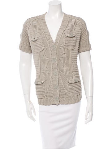 Oscar de la Renta Silk-Blend Cardigan