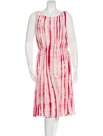 Oscar de la Renta Silk Tie Dye Dress w/ Tags