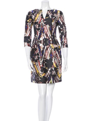 Oscar de la Renta 2015 Silk Mini Dress