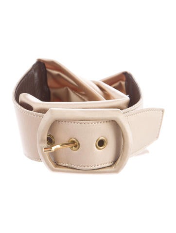Oscar de la Renta Satin Waist Belt