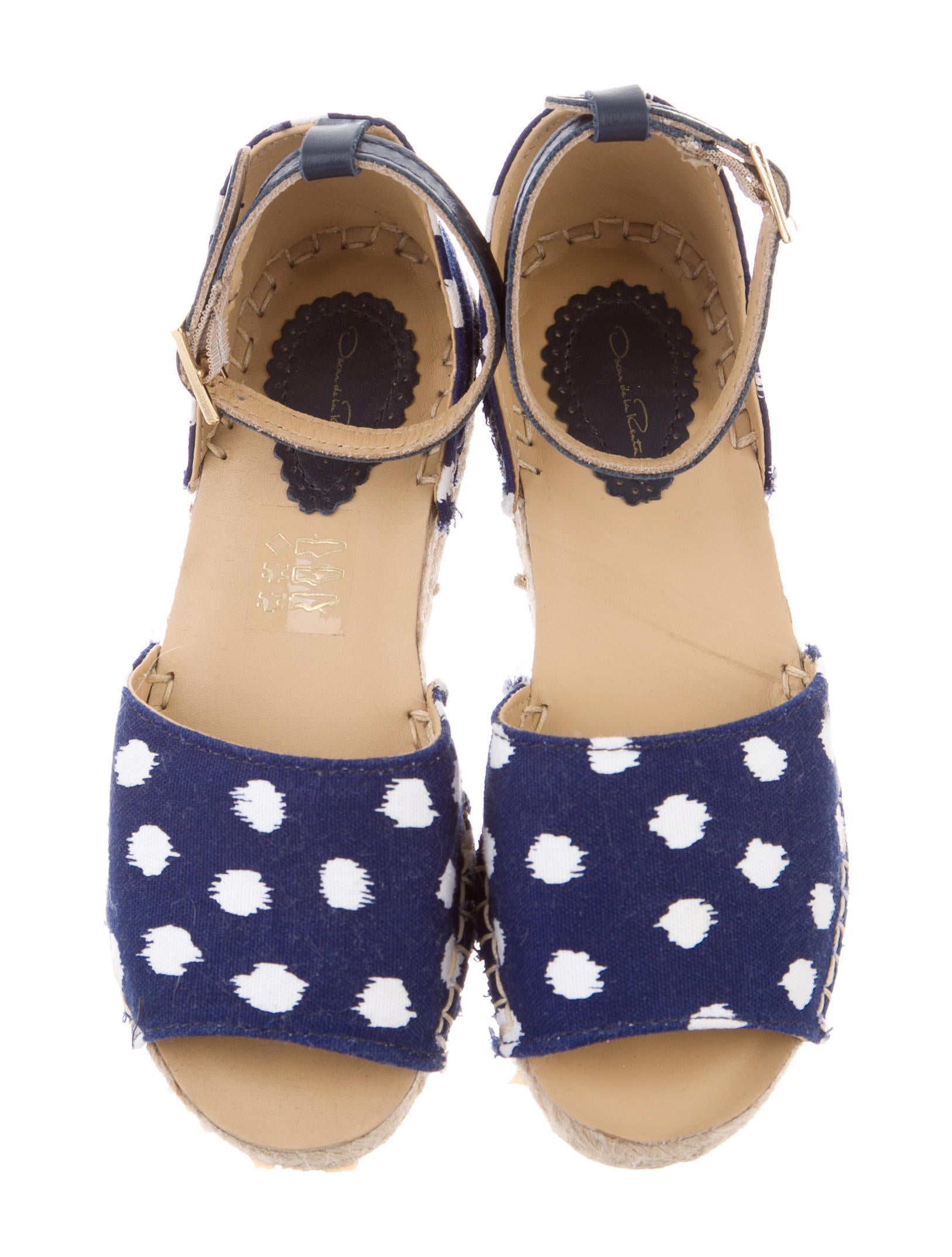 Oscar de la Renta Girls' Printed Espadrille Sandals Girls OSC53353