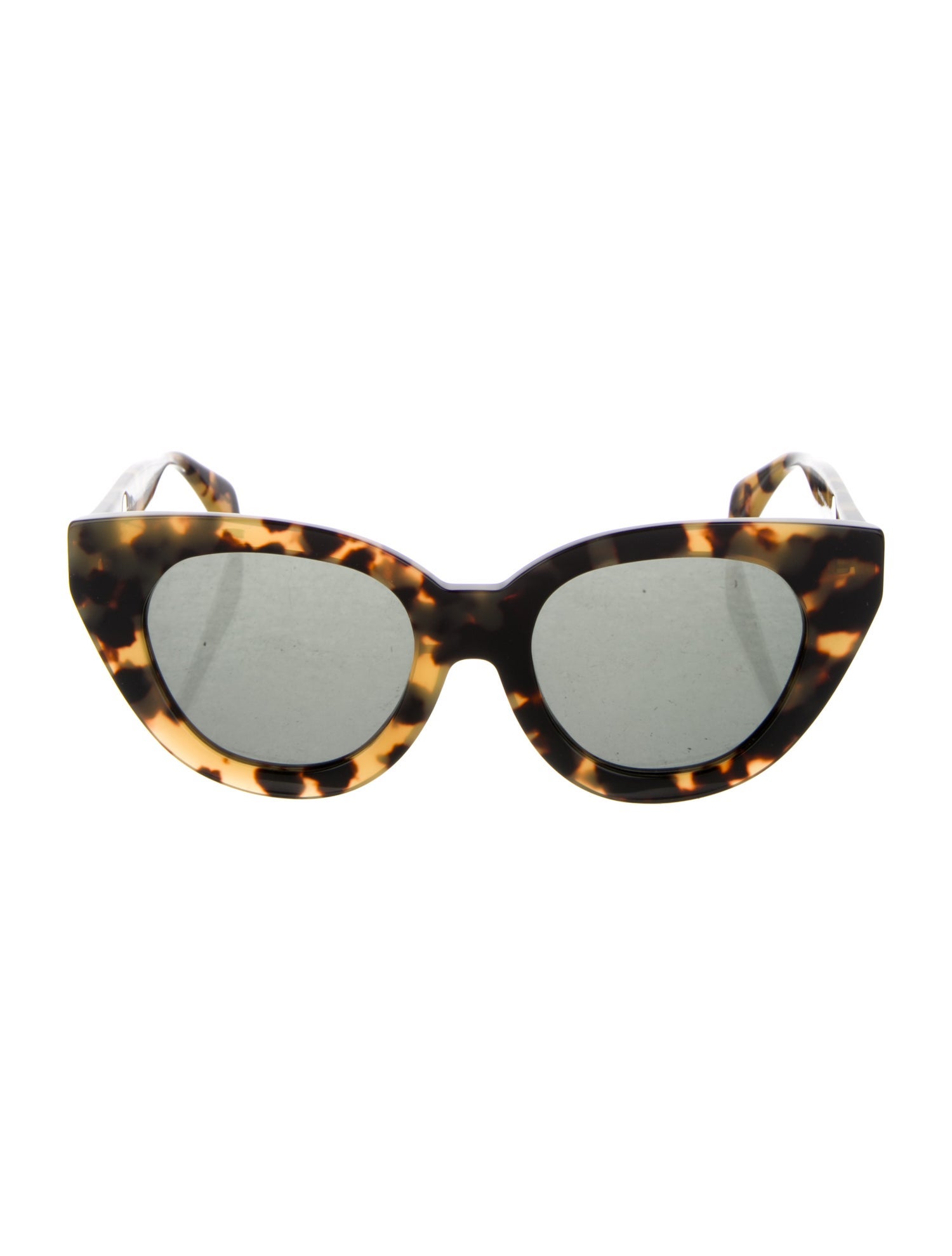 Oscar de la Renta x Morgenthal Frederics Cat-Eye Tinted Sunglasses