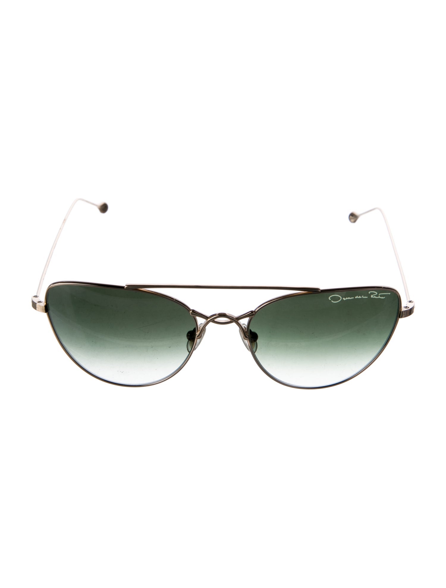 Oscar de la Renta x Morgenthal Frederics Cat-Eye Gradient Sunglasses