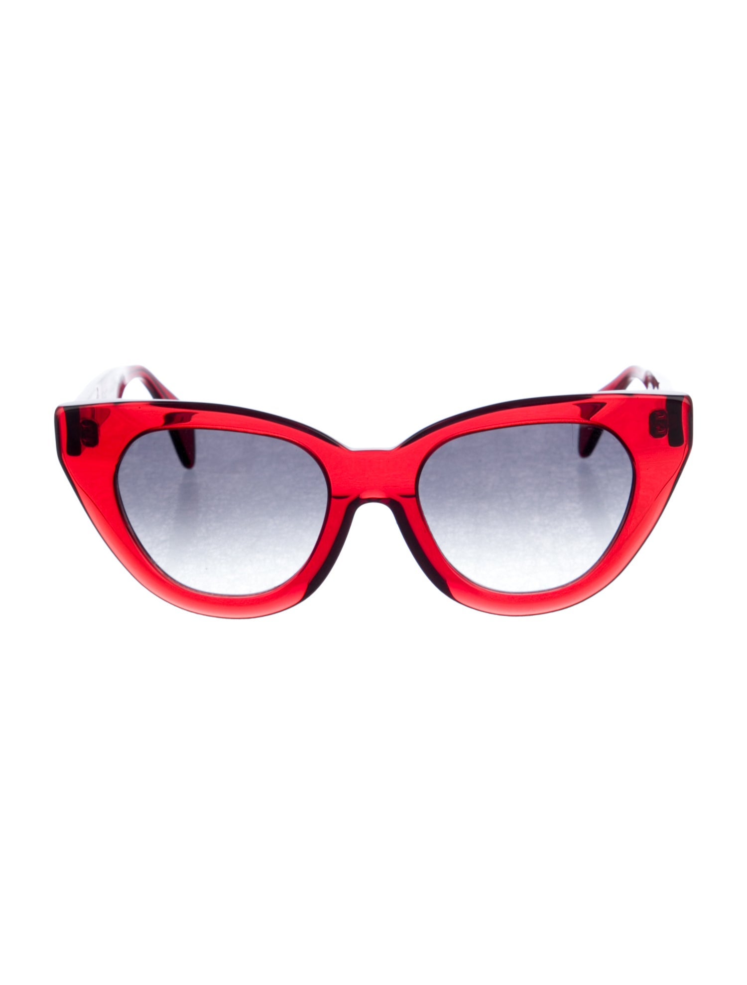 Oscar de la Renta x Morgenthal Frederics Cat-Eye Gradient Sunglasses
