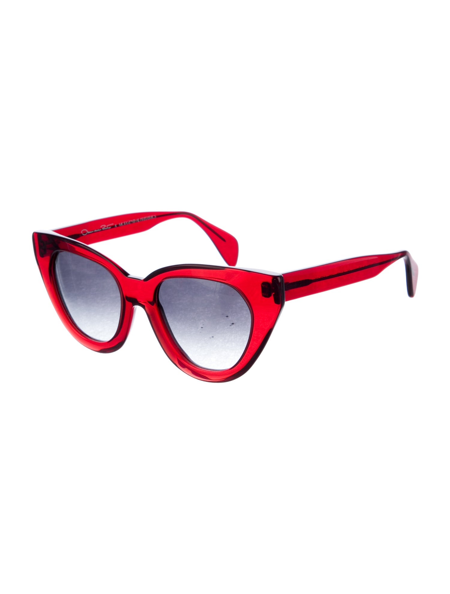 Oscar de la Renta x Morgenthal Frederics Cat-Eye Gradient Sunglasses