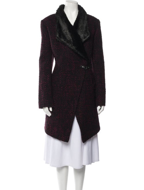 Ossie Clark Wool Faux Fur Coat