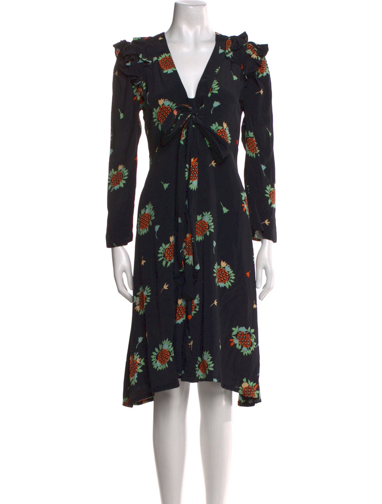 Ossie Clark Vintage Midi Length Dress