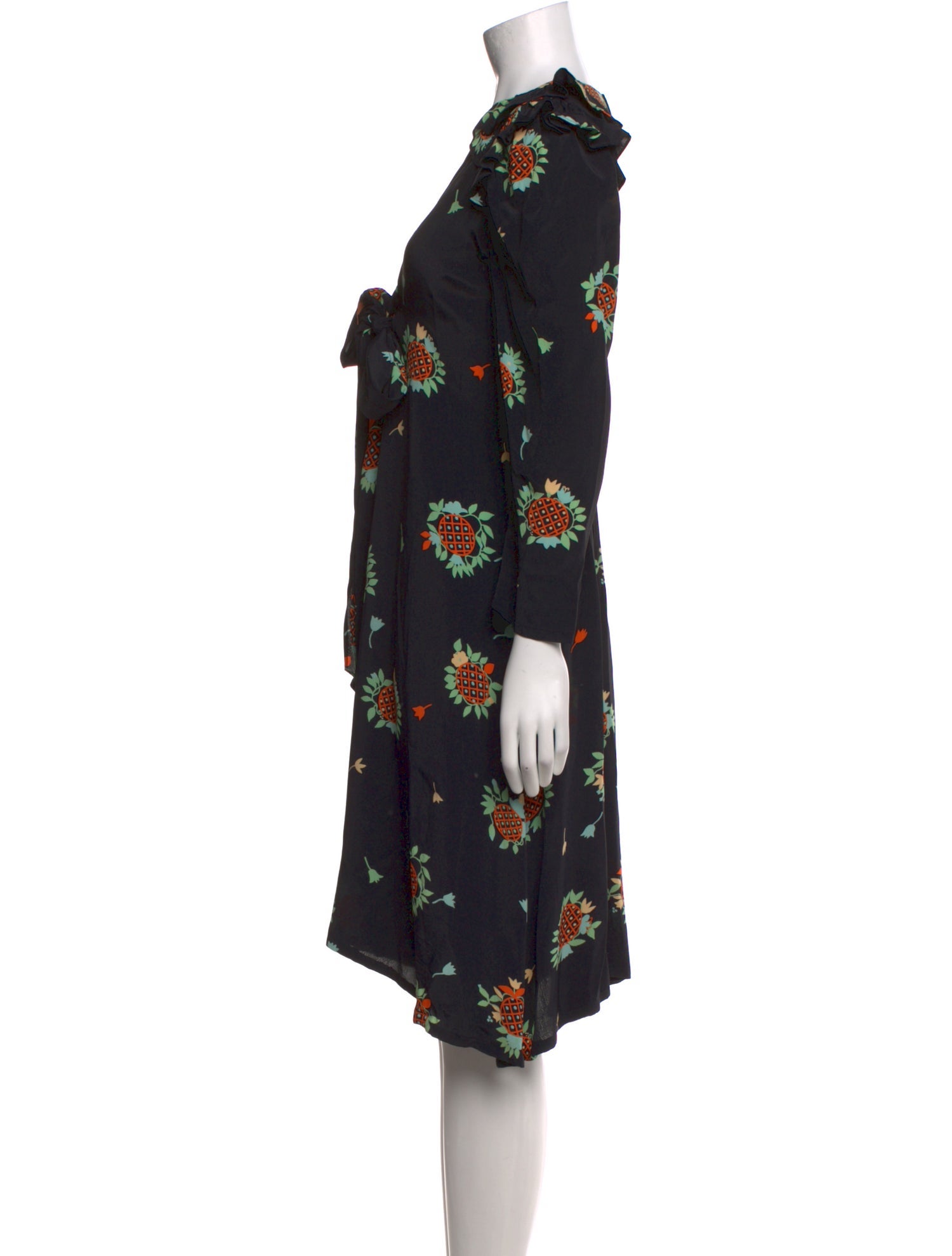 Ossie Clark Vintage Midi Length Dress