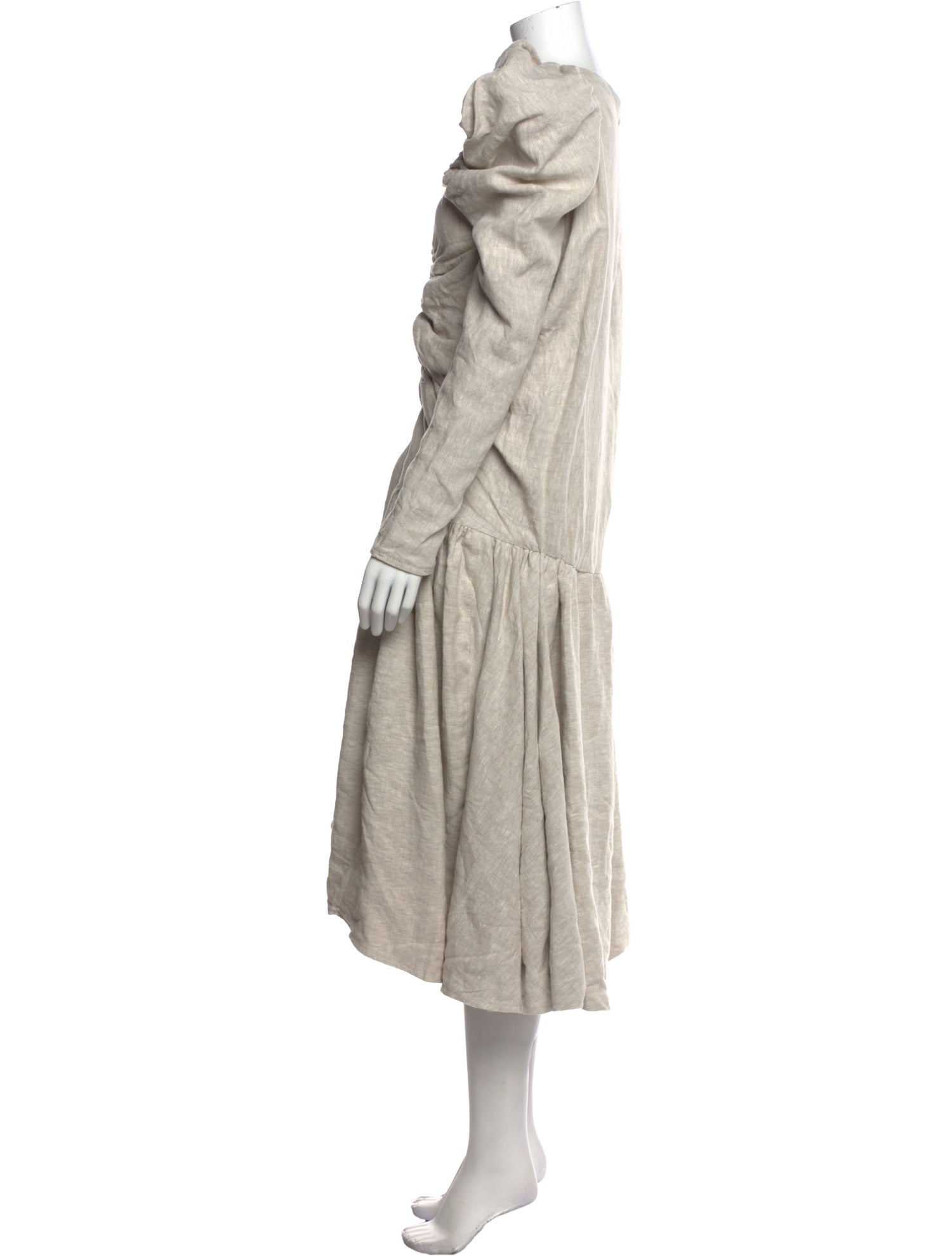 Jordan Dalah Studio Linen Midi Length Dress w/ Tags