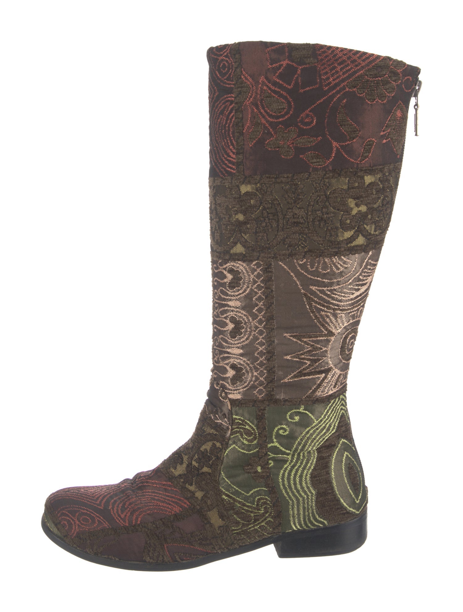 Ottoman Printed Riding Boots
