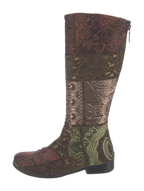 Ottoman Printed Riding Boots