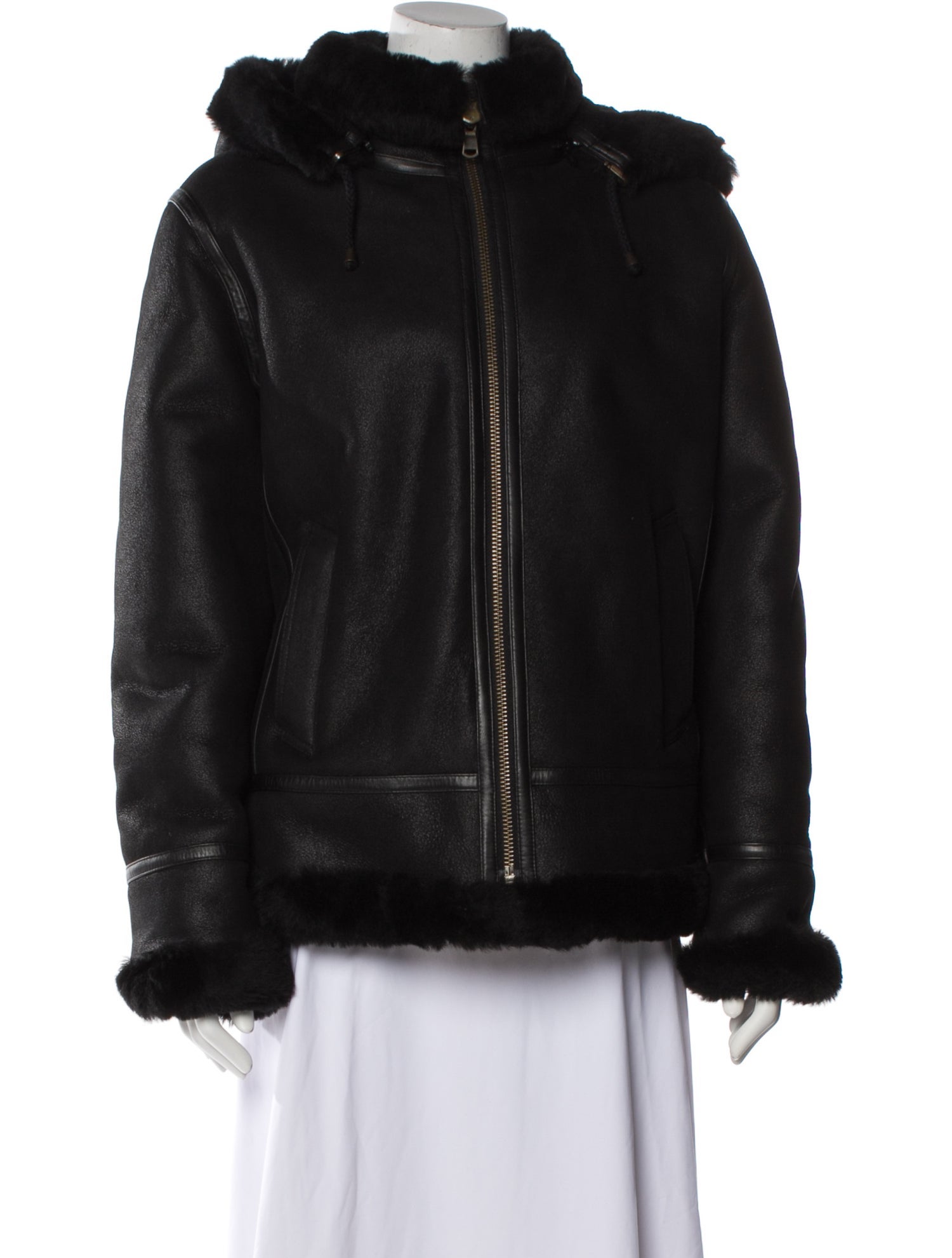 Overland Leather Faux Fur Jacket