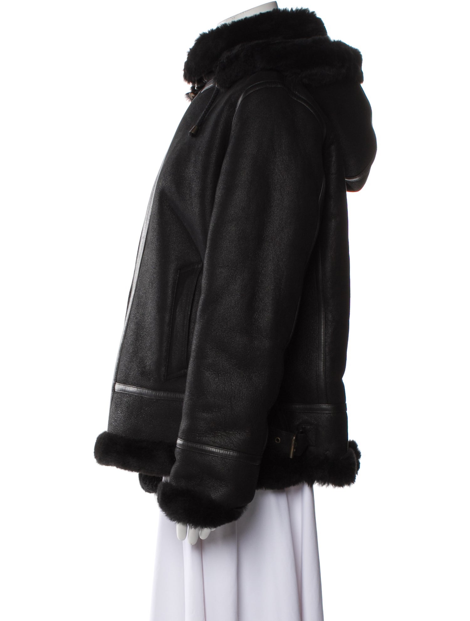 Overland Leather Faux Fur Jacket