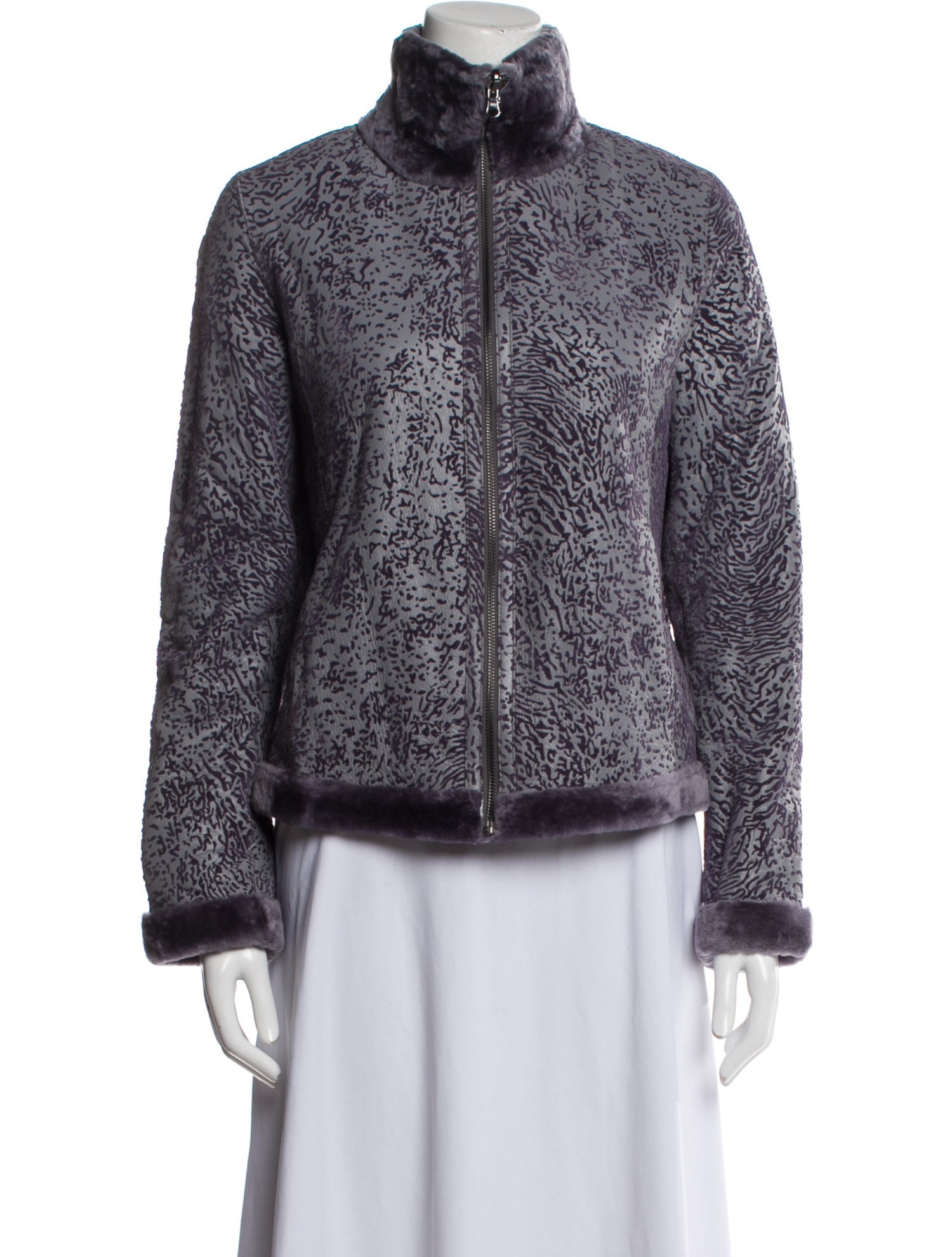 Overland Leather Printed Jacket