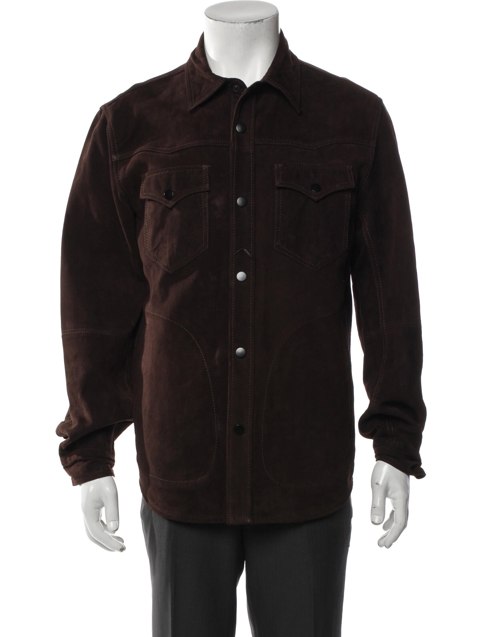 Overland Lamb Leather Trucker Jacket w/ Tags