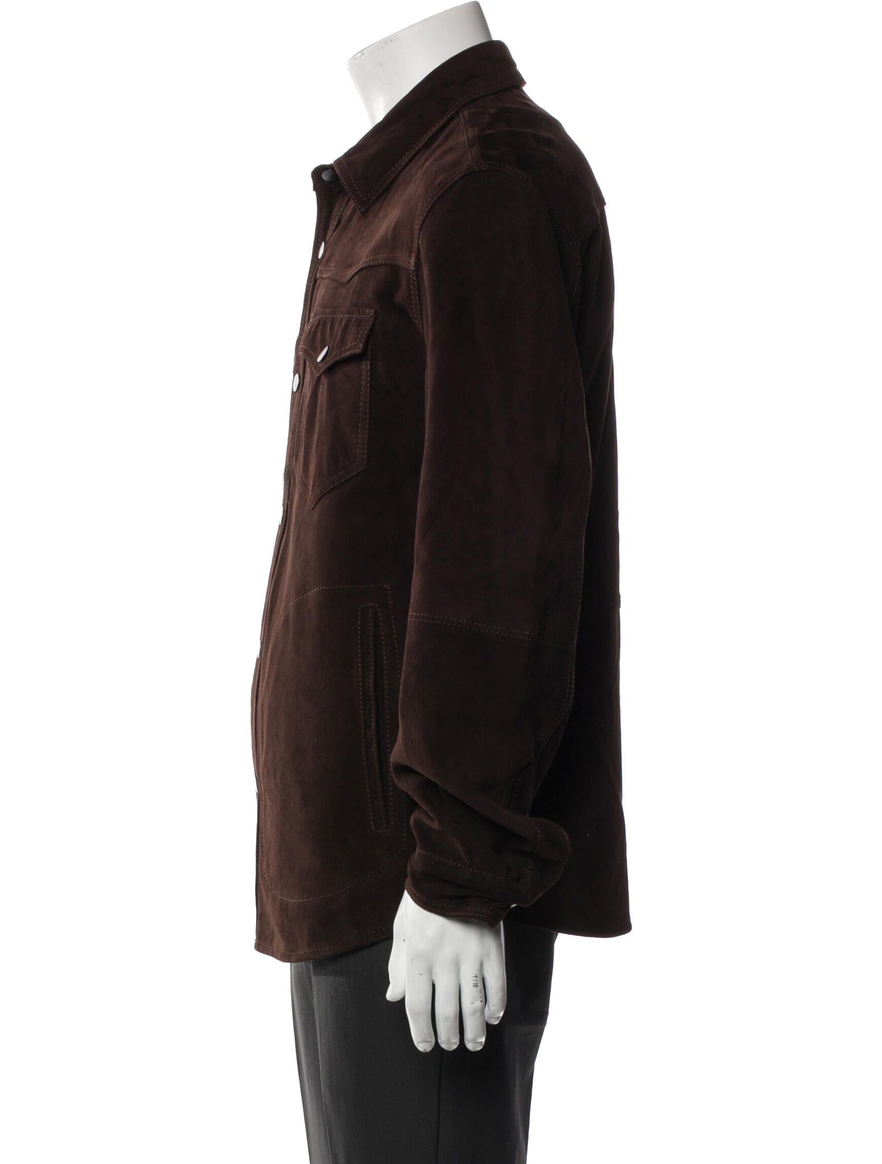 Overland Lamb Leather Trucker Jacket w/ Tags