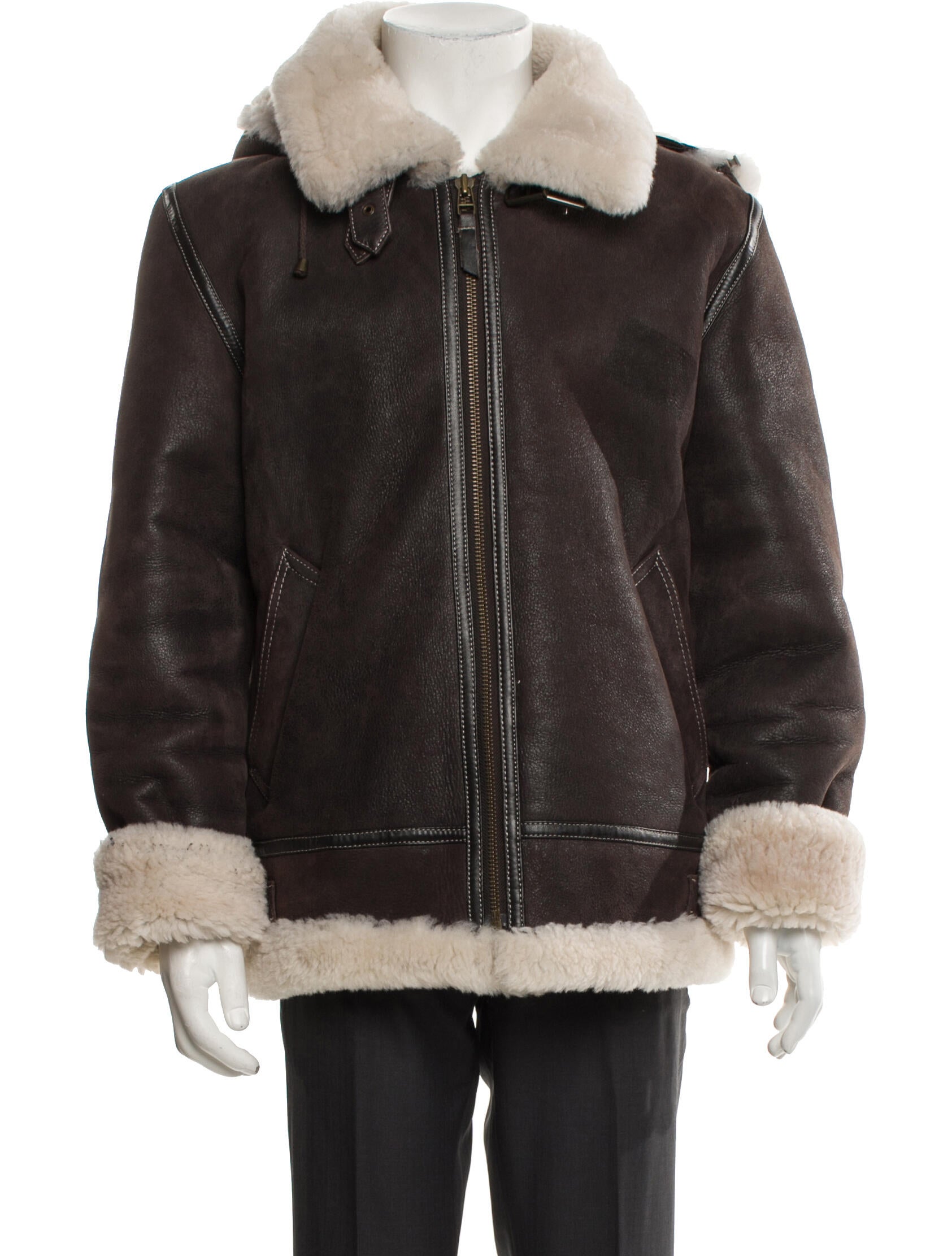 Overland Shearling Colorblock Pattern Jacket