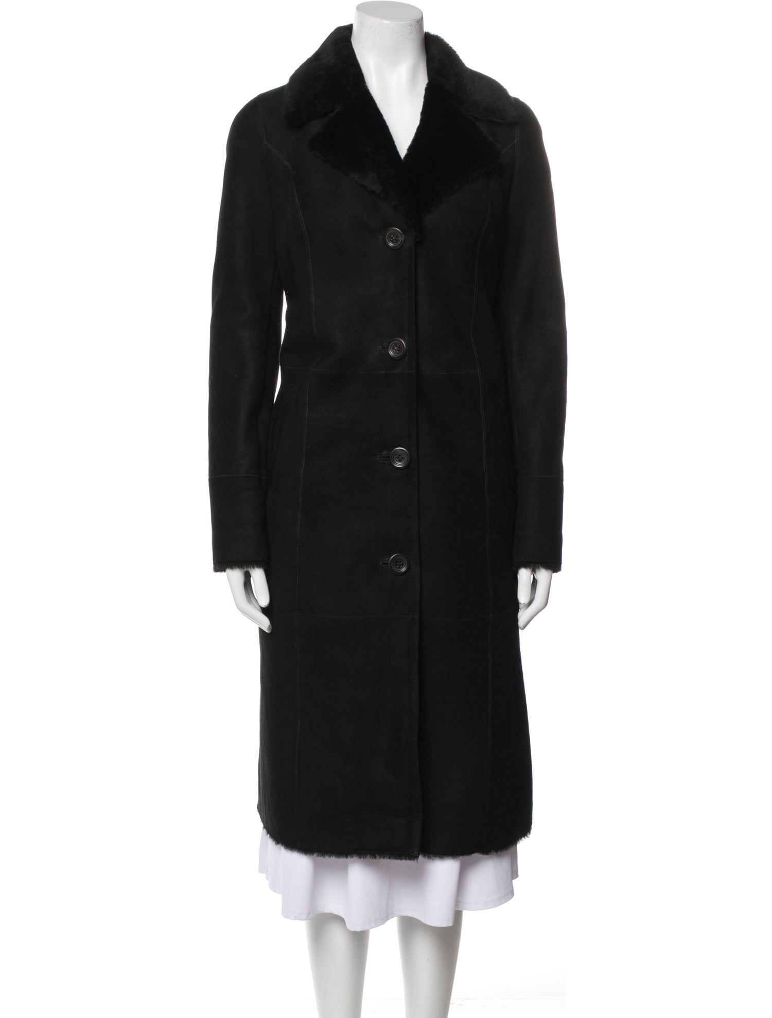 Overland Leather Faux Fur Coat