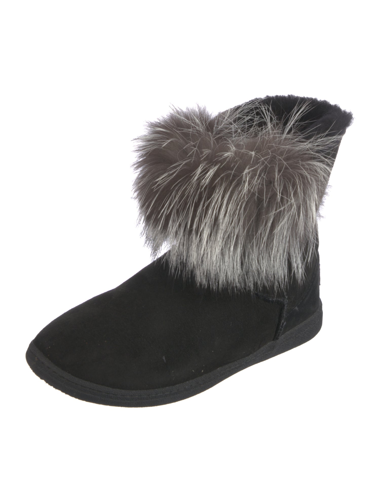 Overland Suede Fur Trim Boots