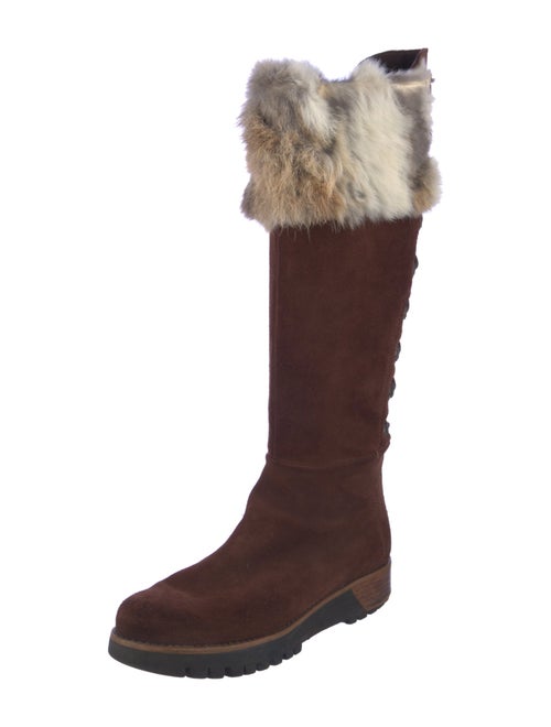 Overland Suede Fur Trim Boots