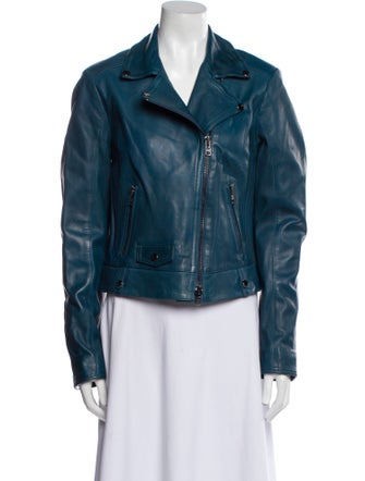 Overland Lamb Leather Biker Jacket