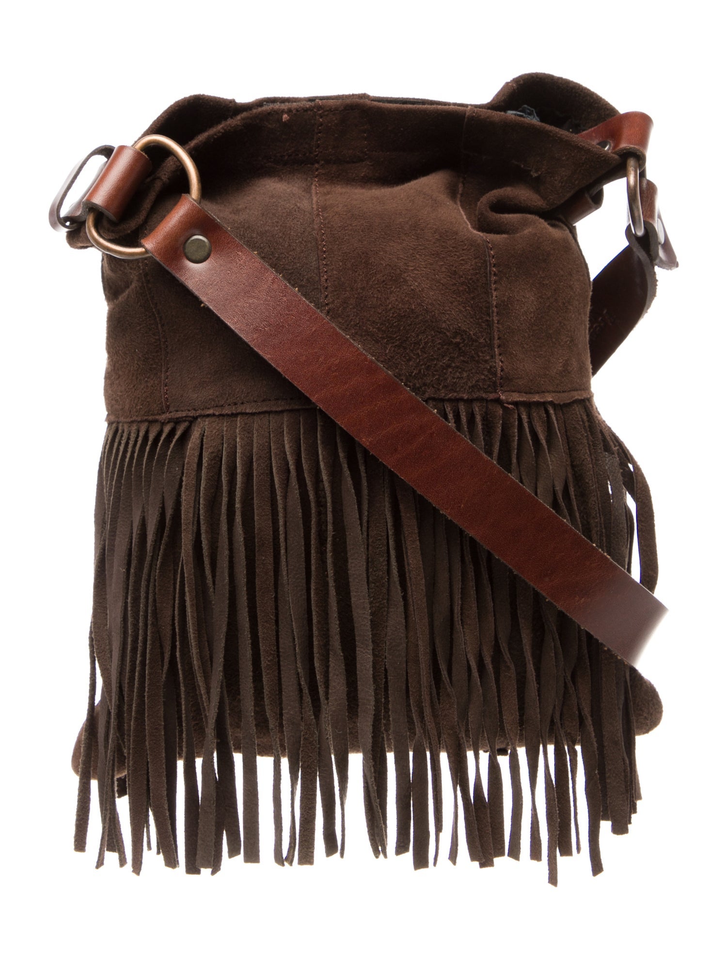 Overland Suede Bucket Bag