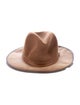 Overland Wool and Leather Trim Embellished Fedora