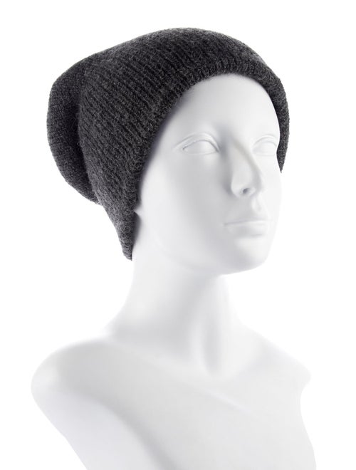 Overland Grey Alpaca Superfine Knitted Beanie