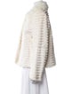 Overland Striped Fur Jacket
