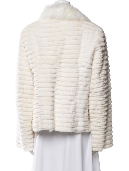 Overland Striped Fur Jacket