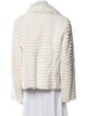Overland Striped Fur Jacket
