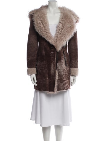 Overland Coats Merino Wool Faux Fur Coat XS