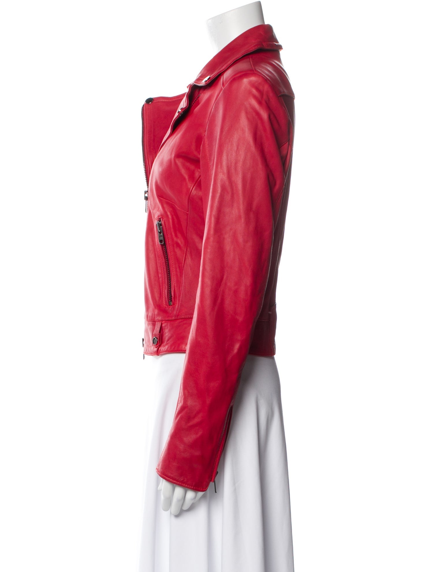 Overland Lamb Leather Biker Jacket