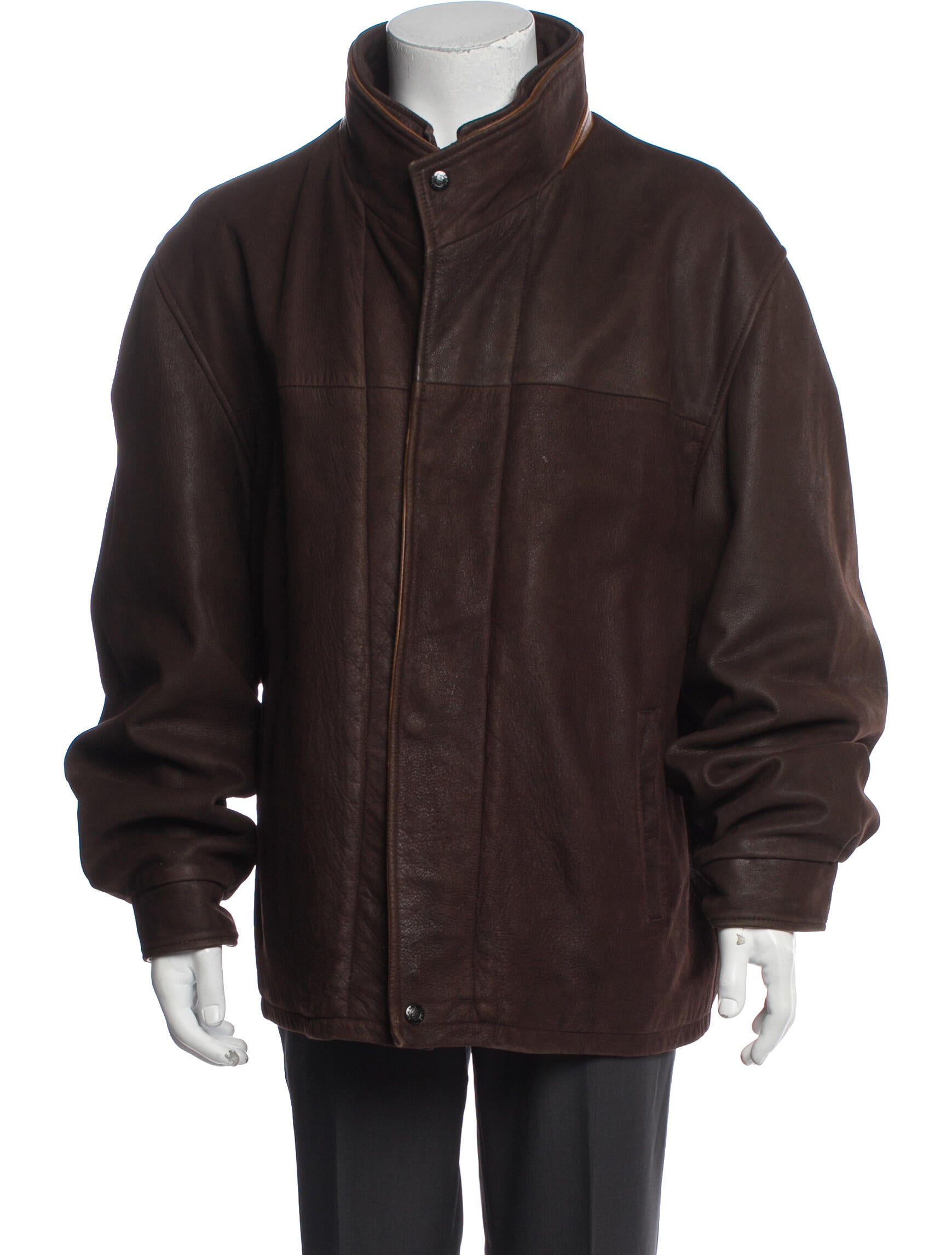 Overland Leather Overcoat