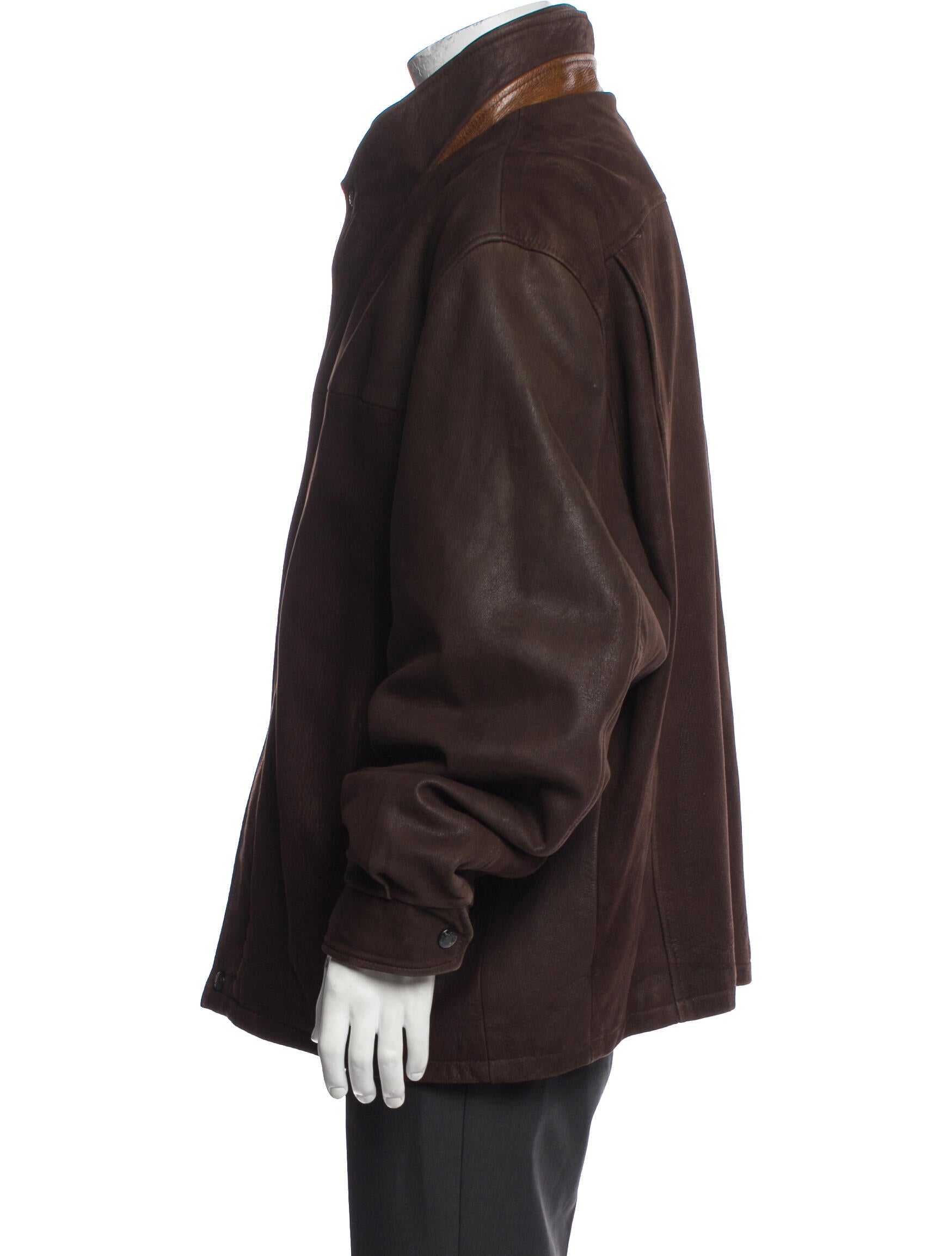 Overland Leather Overcoat