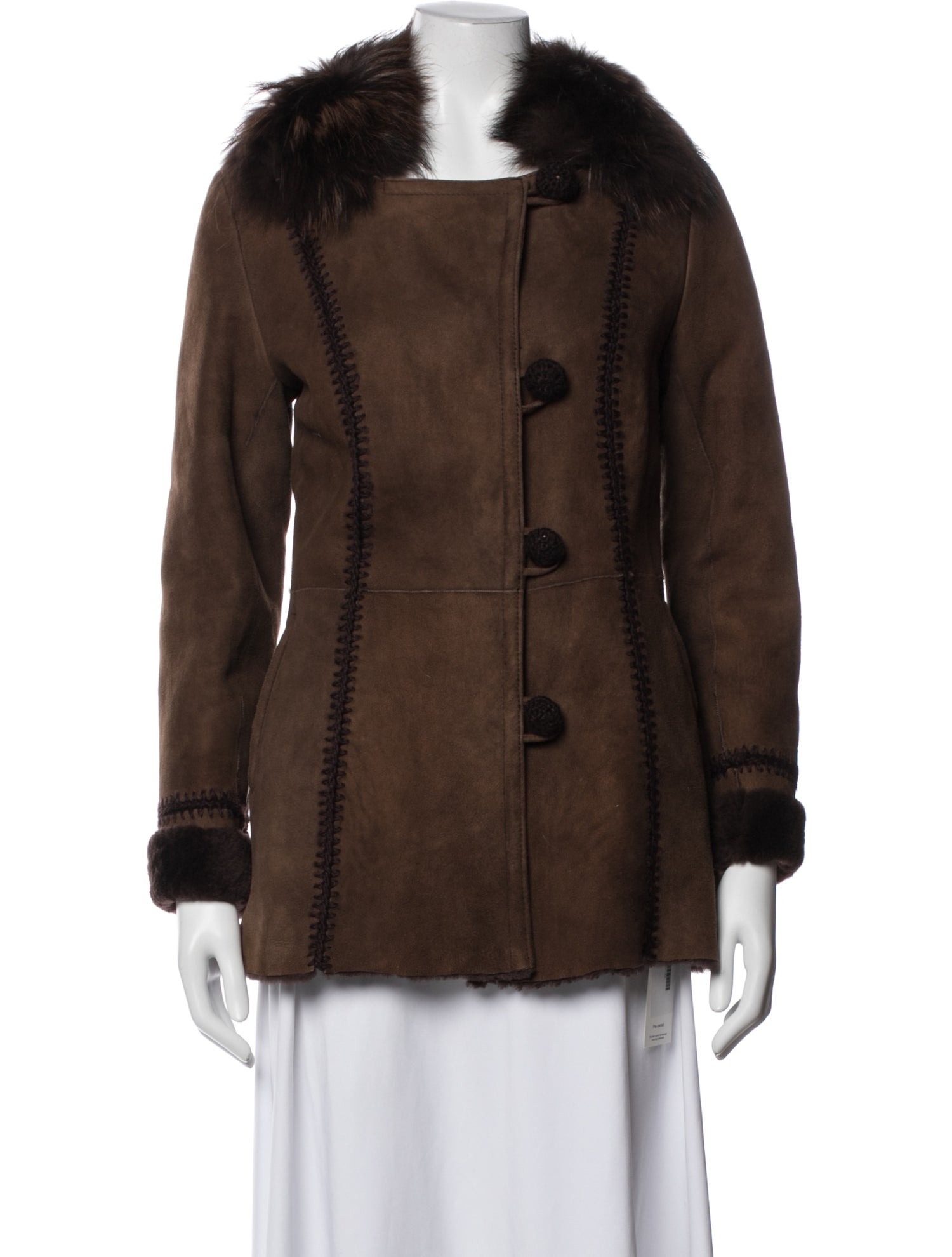 Ann Demeulemeester Mongolian Lamb Fur Jacket - Black Jackets