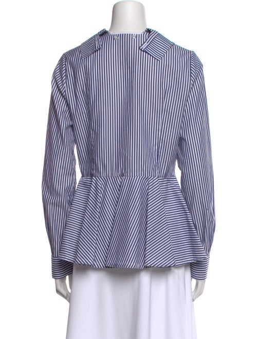 Ovelia Transtoto Striped Long Sleeve Button-Up Top