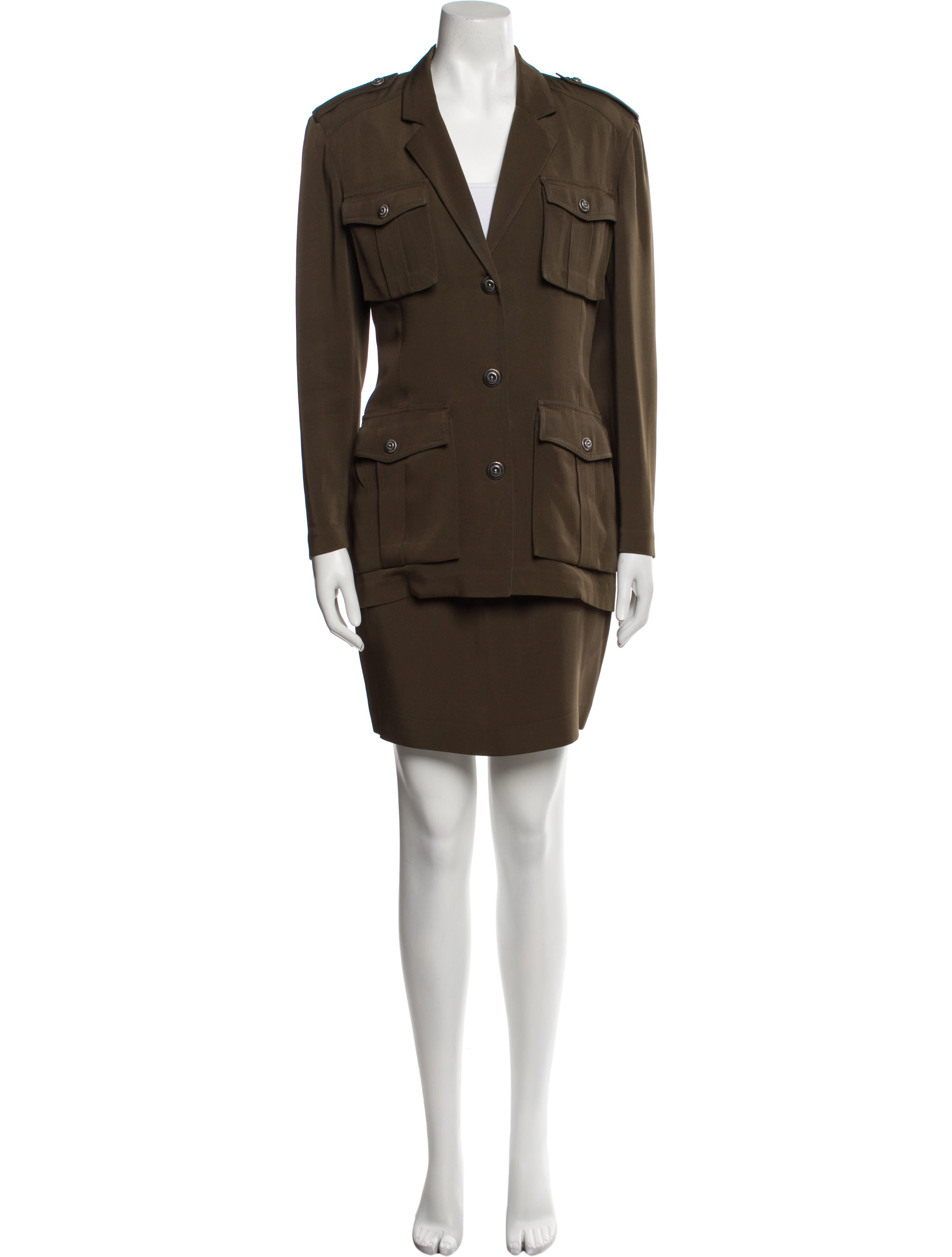 Ozbek Vintage 1990's Skirt Suit